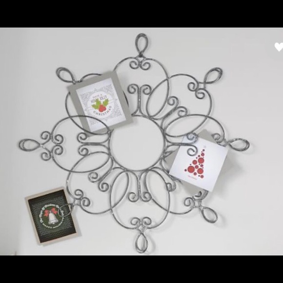 Pottery Barn Holiday Christmas Snowflake Card Holder Poshmark